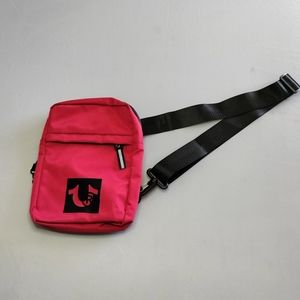 True Religion Crossbody Sling Shoulder Bag Red JUNE Adjustable Strap